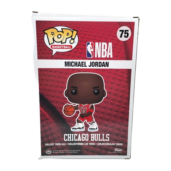 Michael Jordan NBA Chicago Bulls Red Funko Pop Basketball 75 - Picture 5 of 8